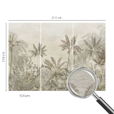 Custom size wall mural Tropical jungle