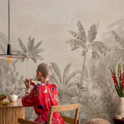 Custom size wall mural Tropical jungle
