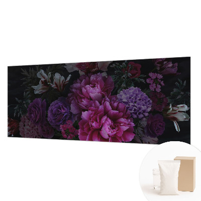 Modern wall mural for living room Floral elegance