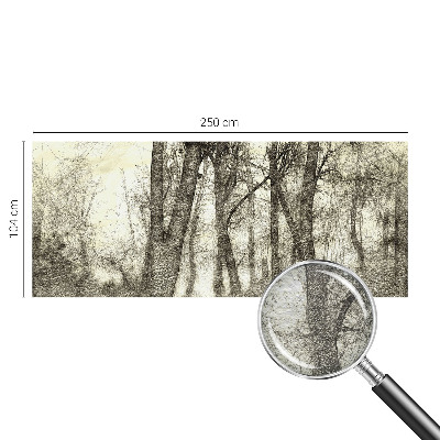 Premium wall mural for bedroom Forest Melancholy