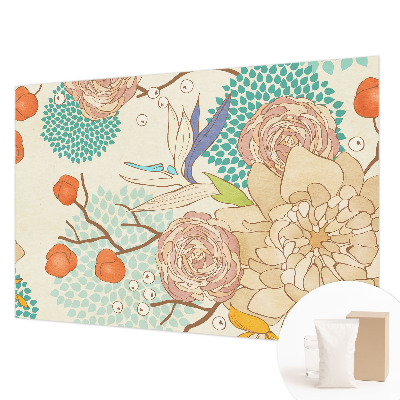 Premium photo wallpaper Floral fantasy
