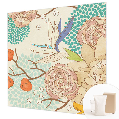 Premium photo wallpaper Floral fantasy