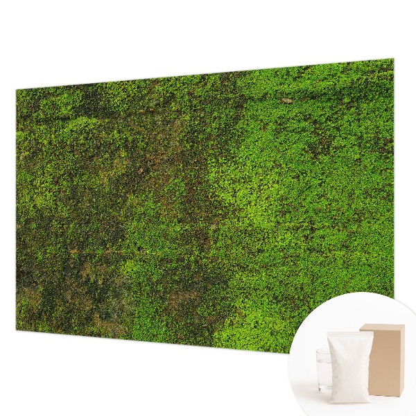 Non-woven photo wallpaper Green carpet