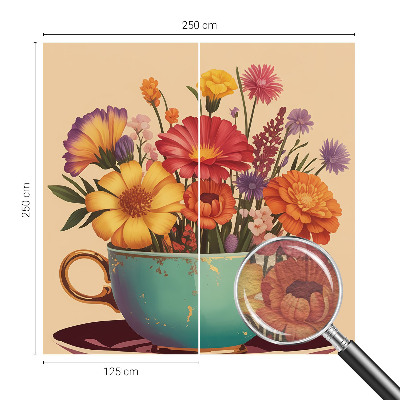 Photo wall mural A colorful bouquet