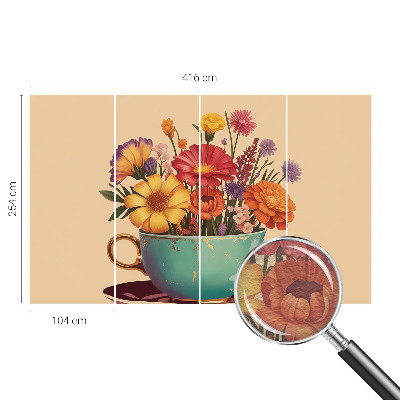 Photo wall mural A colorful bouquet