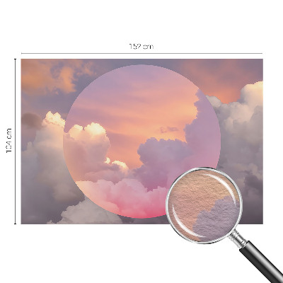 Wallpaper mural for living room Ethereal clouds