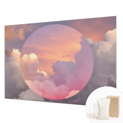 Wallpaper mural for living room Ethereal clouds