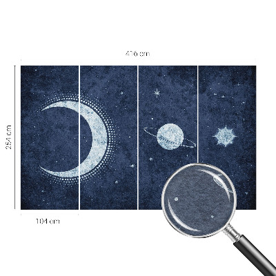 Large wall mural Star motif