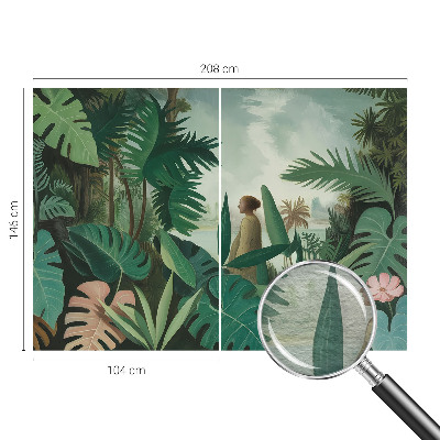 Large wall mural wallpaper Exotic jungle