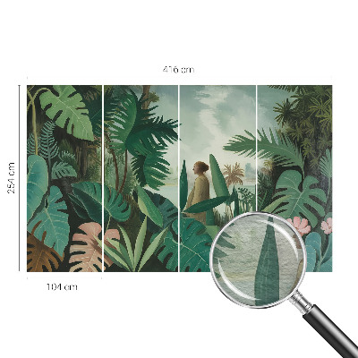 Large wall mural wallpaper Exotic jungle