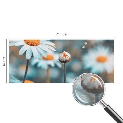 Modern wall mural Chamomile delicacy