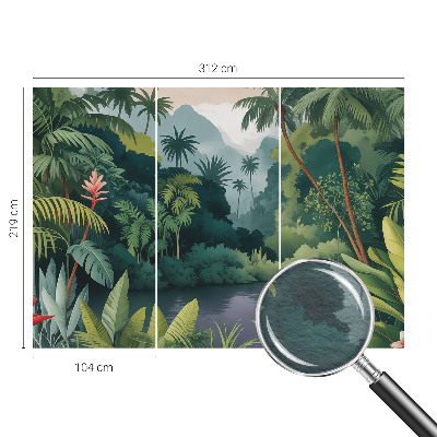 Premium photo wallpaper Exotic scenery