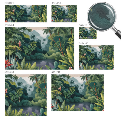 Premium photo wallpaper Exotic scenery