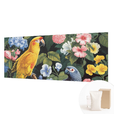 Non-woven wall mural Exotic birds