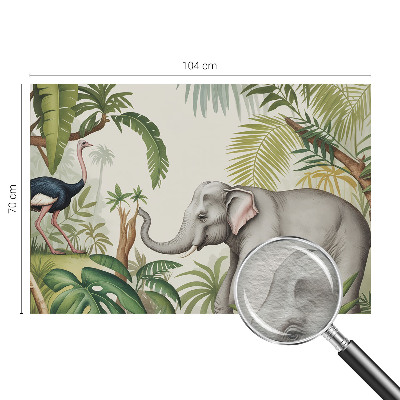 Decorative wall mural for living room Exotic scene