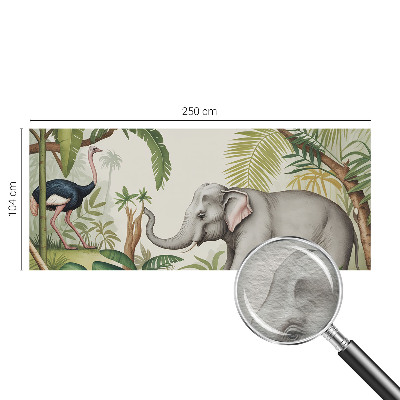 Decorative wall mural for living room Exotic scene