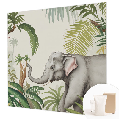 Decorative wall mural for living room Exotic scene