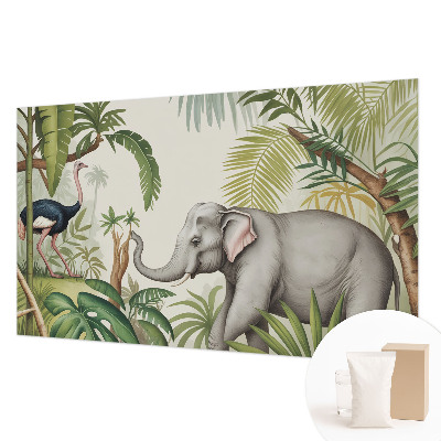 Decorative wall mural for living room Exotic scene