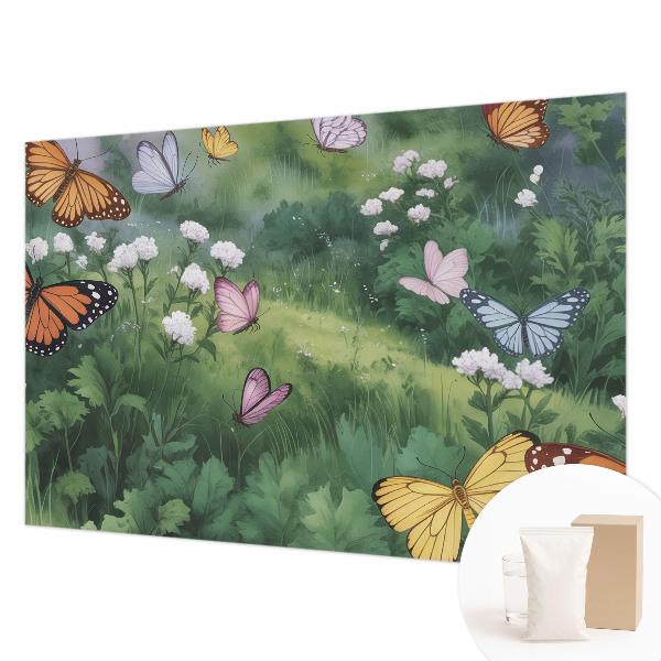 Wall mural Butterflies in the meadow