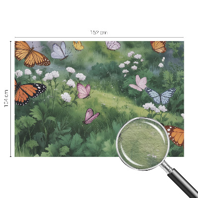 Wall mural Butterflies in the meadow