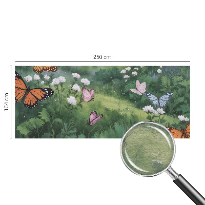 Wall mural Butterflies in the meadow