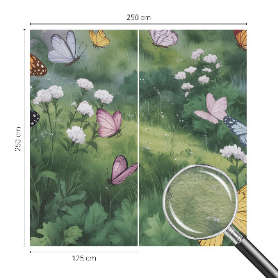 Wall mural Butterflies in the meadow