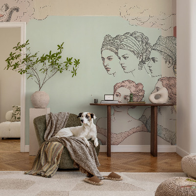Wallpaper mural for living room Classic collage