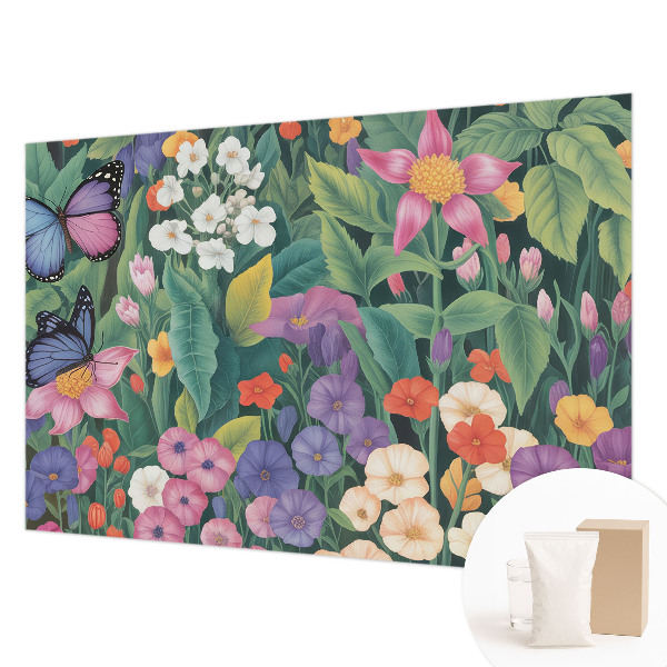 Large wallpaper mural Flower explosion