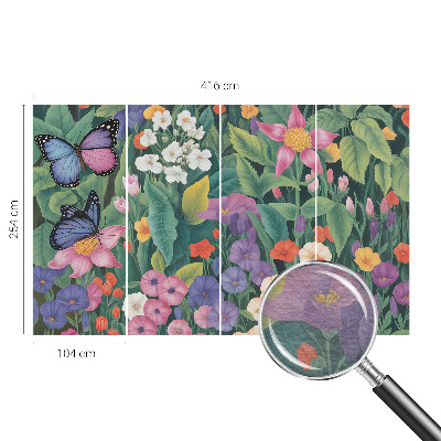 Large wallpaper mural Flower explosion