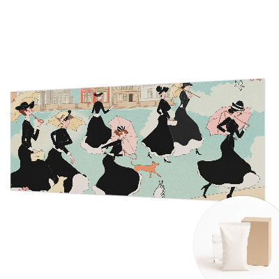 Modern wall mural Women walking