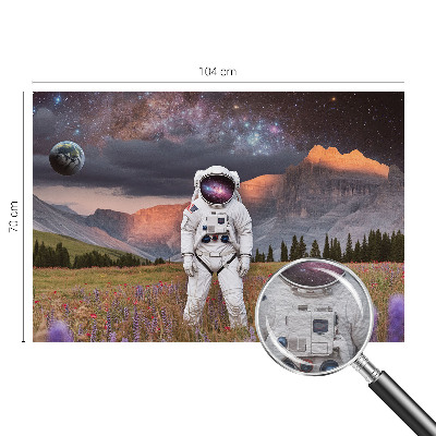Modern wall mural for bedroom Cosmic landscape