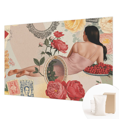 Premium photo wallpaper Floral elegance