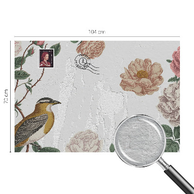 Non-woven wall mural Vintage flowers