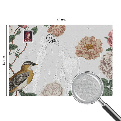 Non-woven wall mural Vintage flowers