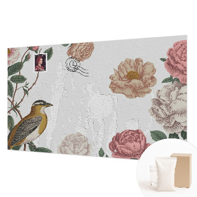 Non-woven wall mural Vintage flowers