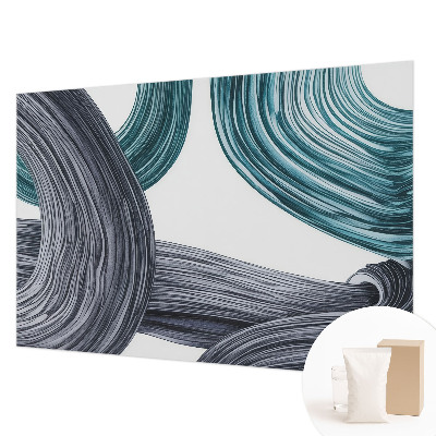Wall mural for living room Fluid lines