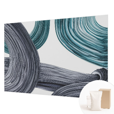 Wall mural for living room Fluid lines