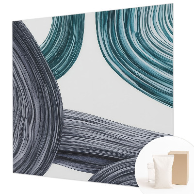 Wall mural for living room Fluid lines