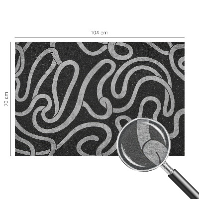 Wallpaper mural Twisted shapes