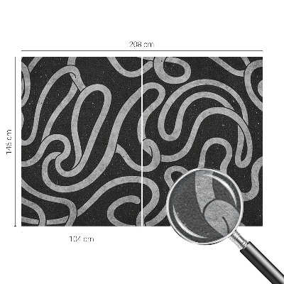 Wallpaper mural Twisted shapes