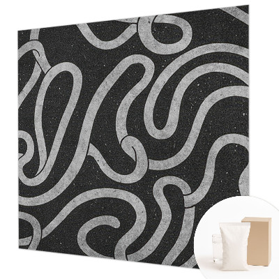 Wallpaper mural Twisted shapes