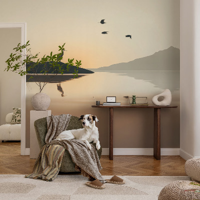 Photo wall mural Morning silence