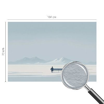 Wallpaper mural for living room Minimalist landscape