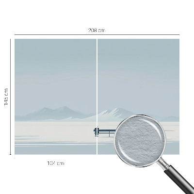Wallpaper mural for living room Minimalist landscape