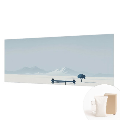 Wallpaper mural for living room Minimalist landscape