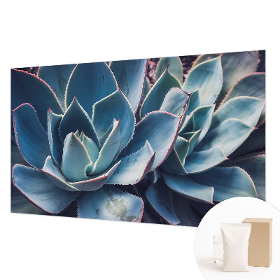 Bedroom wall mural wallpaper Green aloe