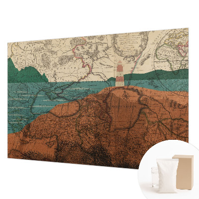 Large wallpaper mural Historical map