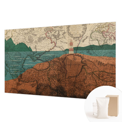 Large wallpaper mural Historical map