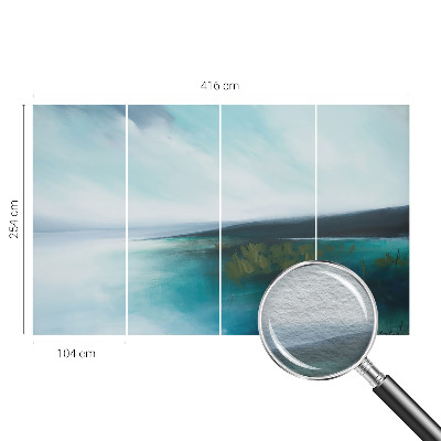 Modern wall mural for living room Water Harmony
