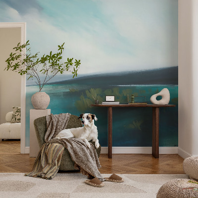 Modern wall mural for living room Water Harmony